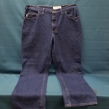 Carhartt 381-83 Relaxed Fit Blue Denim Work Jeans Men's Sz 38/32