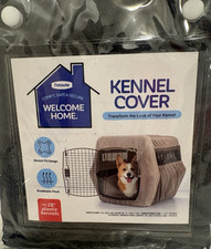 Petmate Welcome Home Kennel Cover Fits 28" Plastic Comfy, Safe  Secure NEW