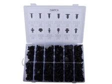 240pcs Auto Car Bumper Retainer Clips Kit Fastener Remover Push Pin Rivet Screw