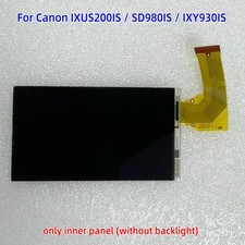 Camera LCD Screen Inner Panel Monitor for Canon IXUS200 SD980 IXY930 IS Part