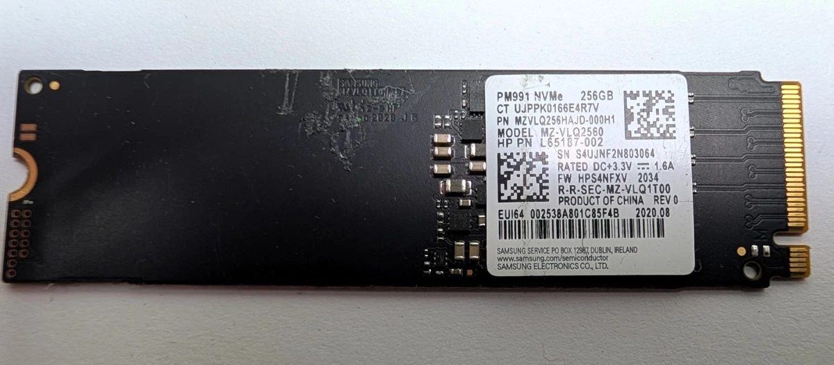 M.2 Interface Internal Solid-State Drives 256 GB Storage Capacity
