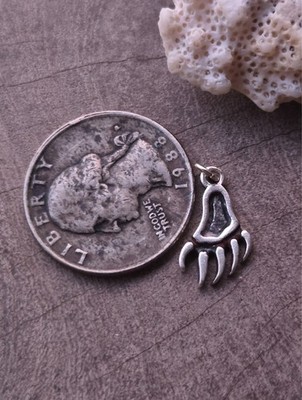 Vintage Signed 925SS Bear Paw/Claw Native American Charm/Pendant