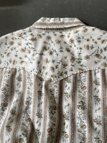 WESTERN LS FLORAL SHIRT XL 42/44 - Picture 4 of 6