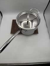 Williams Sonoma Hestan Thermo Clad 4qt Pot & Cover Stainless Steel