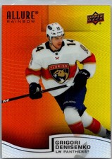 2021-22 Upper Deck Allure #R-45 Grigori Denisenko Rainbow Orange-Yellow