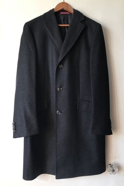 Men Pal Zileri Coat Black 48