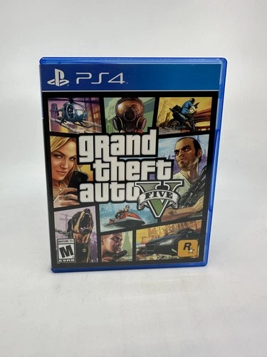 Grand Theft Auto V (PlayStation 4) Complete With Map - Free Shipping!