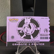 Pokédex Blue Vol.3 Sticker Pack Set Hit Mewtwo Ganaste Poster Sticker 150-151