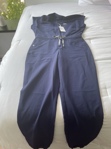 Figs Damen marineblau Rafaela Cargo Scrub Overall klein PETITE NEU MIT ETIKETT - REG $ 98