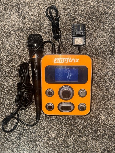 SingTrix Karaoke System Voice Effects Processor With Microphone WORKING ...