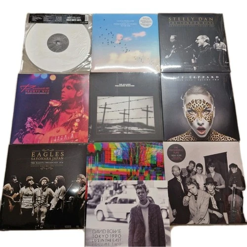 10 × David Bowie, Killers, Def Leppard - NEW SEALED VINYL RECORDS JOBLOT BUNDLE