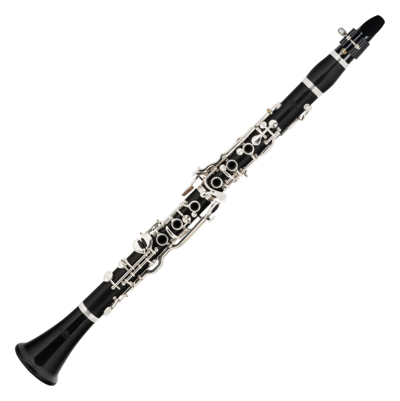 Clarinetto in Sib 20 Chiavi Diteggiatura Tedesco Corpo: Legno di Grenadilla Set