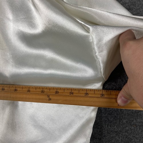 Vintage Victoria's Secret Bridal Negligee Set Womens Small S White Satin Robe - Picture 7 of 15