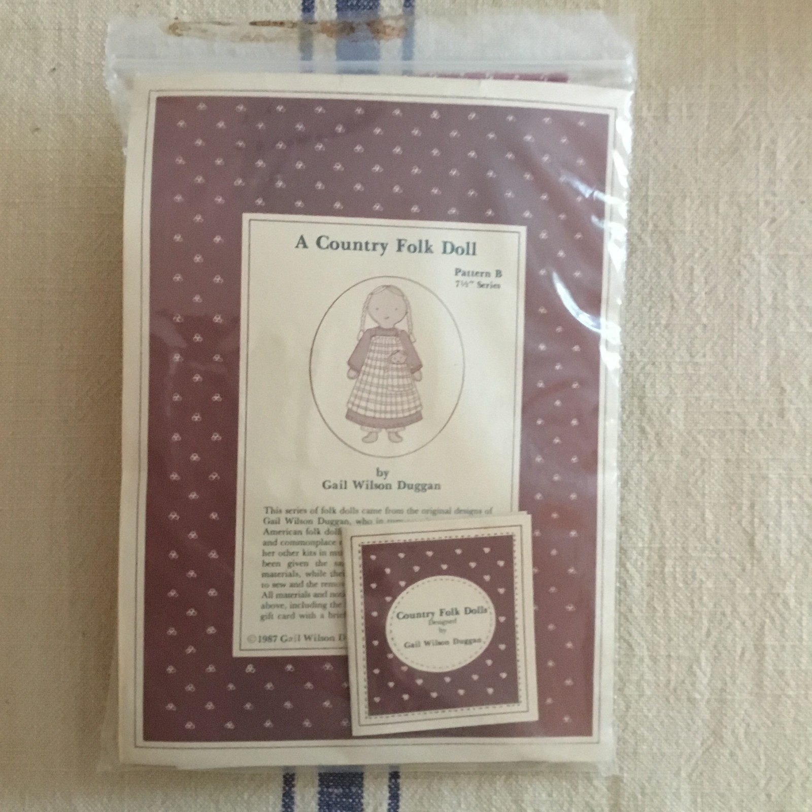 Gail Wilson Duggan Patterns and Bear Furnishing Kits