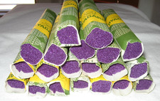 Lot of 20 Ryagarn Rug Wool 100 Pure Wool Pre Cut Purple 128 Vtg New NOS