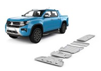 Premium Rival 4Mm Aluminium 5Er Full SET Unterfahrschutz FüR VW Amarok MY2023-