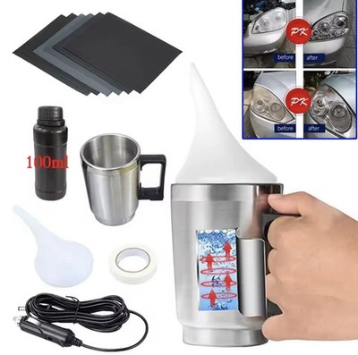 Auto Scheinwerfer Polierset 100ml Scheinwerfer Restaurierung beseitigt Kratzer Vergilbung