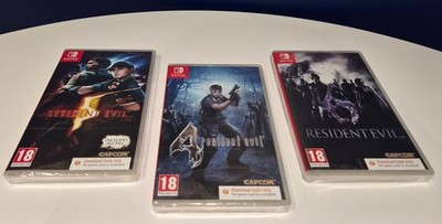Resident Evil 4 5 6 Nintendo Switch No Cartridge Edition Argos Exclusive Sealed