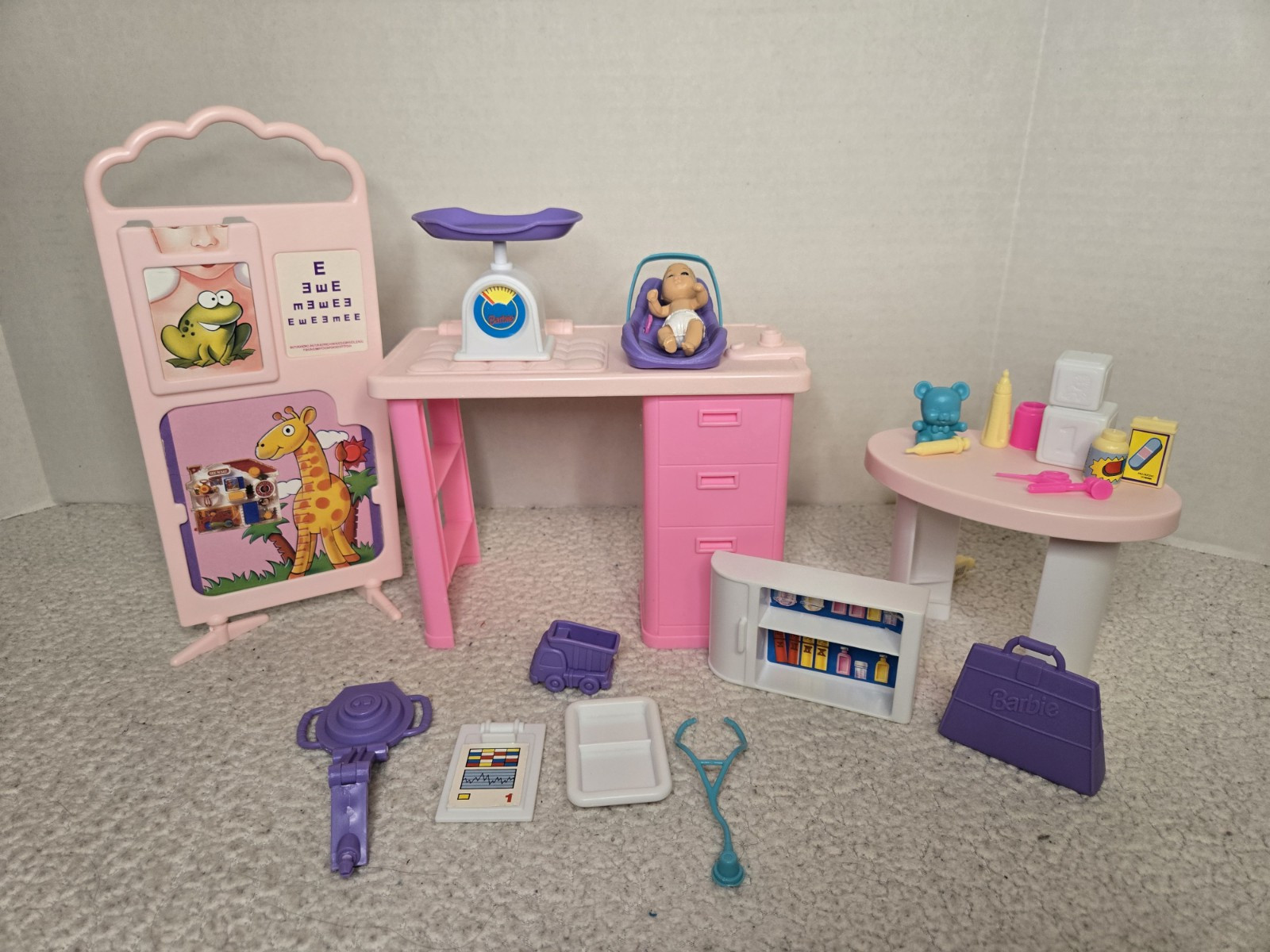Vintage 1995 Barbie So Much To Do Baby Care Center Baby, Furniture & Parts