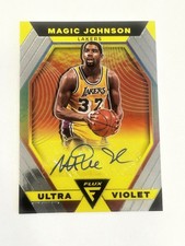 Magic Johnson 2022-23 Panini Flux Ultraviolet Auto Uvs-mjo Lakers Magic Johnson 2022-23 Panini Flux Ultraviolet Auto Uvs-mjo Lakers