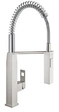 Grohe 31 401 Eurocube Pre-Rinse Kitchen Faucet - Silver