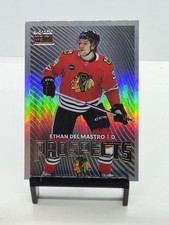 2024-25 Skybox Metal Universe Ethan Del Mastro Prospects Rookie Blackhawks