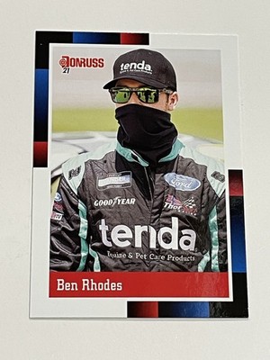 2021 Donruss Racing #147 - Ben Rhodes - ThorSport Racing