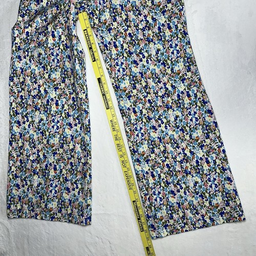 Anthropologie Maeve US 12 Wide Leg Jumpsuit Floral Button Front Women’s - Picture 13 of 19