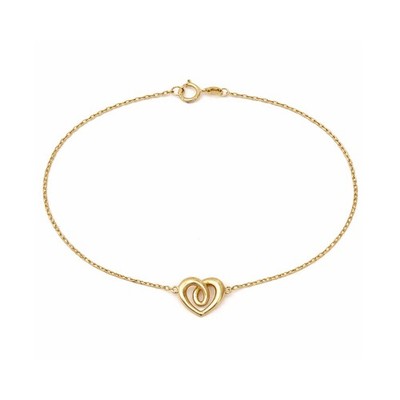 Citerna Herzarmband 9 kt Gelbgold 7,5 Zoll