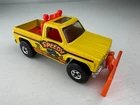 Vintage 1979 Hot Wheels Speedy Snow Removal Plow Truck Excellent Cond Blackwall