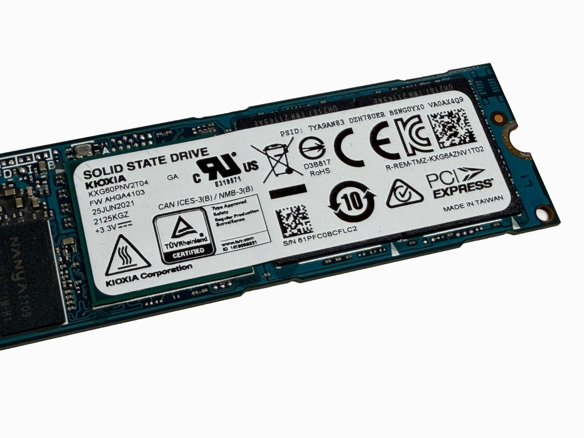 Kioxia XG6 2TB PCIe NVMe M.2 2280 2048GB SSD KXG60PNV2T04 | eBay