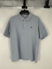 Lacoste Polo Shirt Mens 2XL Classic Fit Shirt Sleeve Blue Collared Golf Cotton