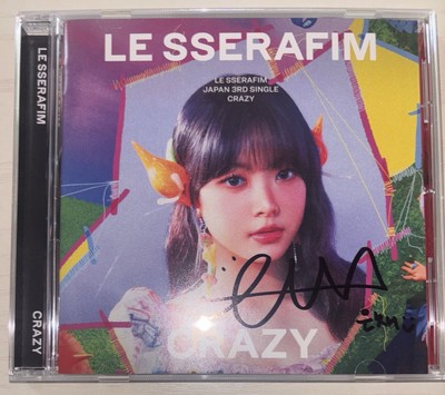 LE SSERAFIM [CRAZY] HONG EUNCHAE Autographed Signed Album Japan