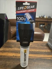 LIFEGEAR 100 LUMEN FLASHLIGHT + LANTERN artec led MULTI USE EMRGNCY, New