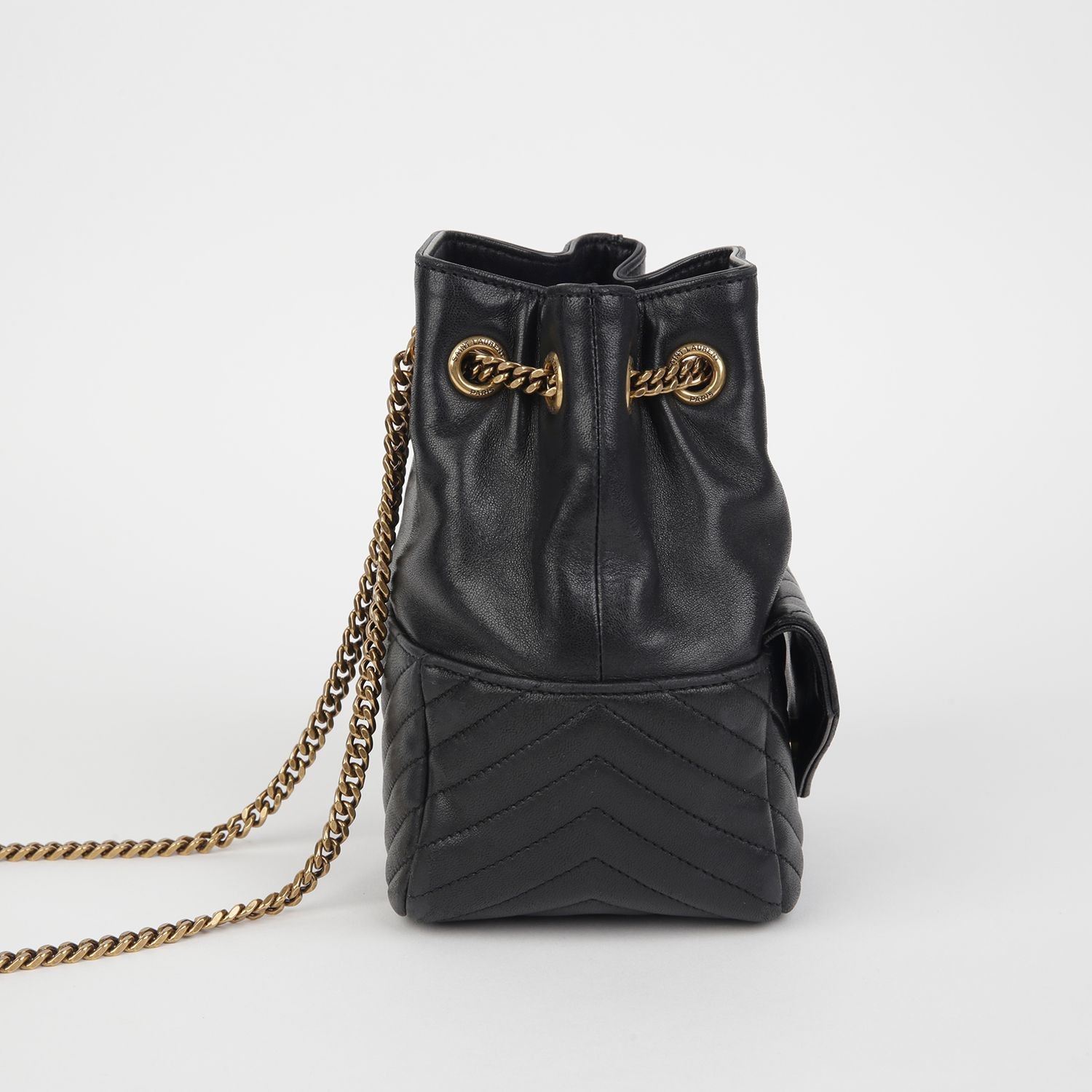 Borsa a tracolla Saint Laurent Zoe mini secchiello 701631 141642953