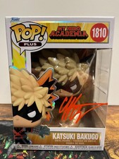 JSA Signed Clifford Chapin Funko Pop! Plus My Hero Academia Katsuki Bakugo #1810