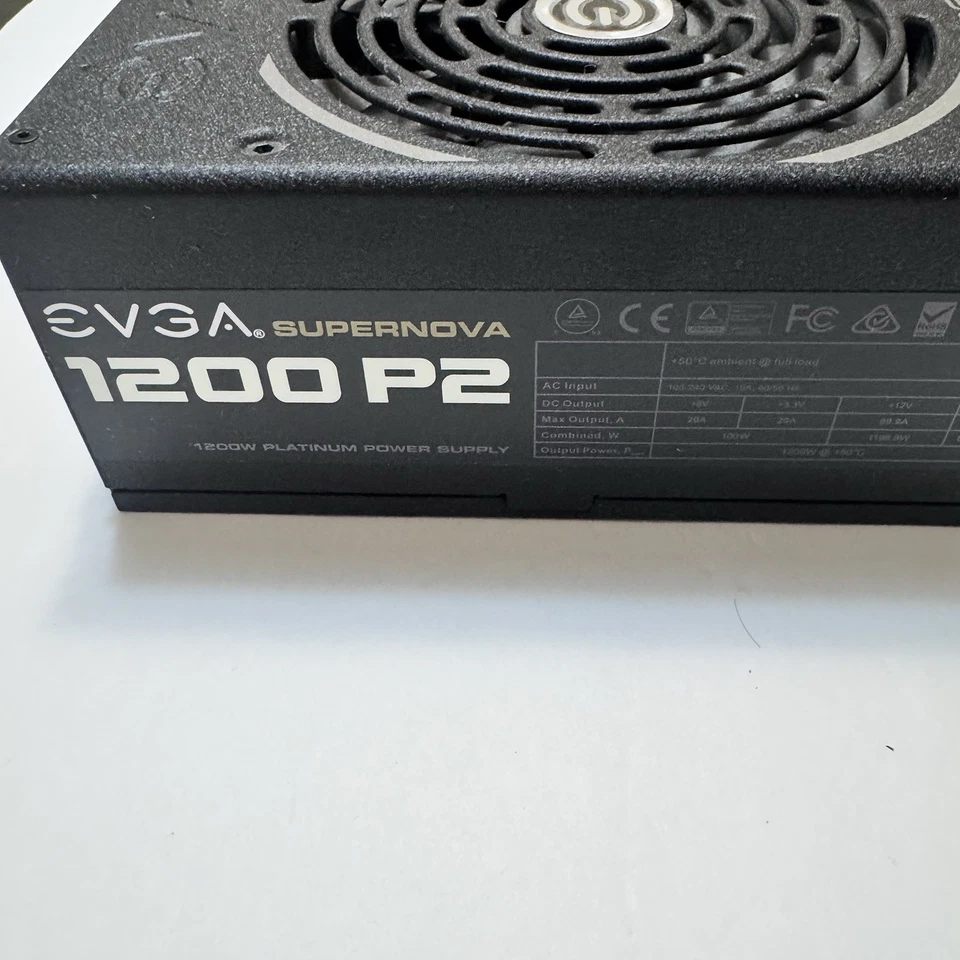 EVGA SuperNOVA 1200 P2 1200W Platinum PSU w/ All Cables | 1yr Warranty, Fast ... - Image 4 of 4