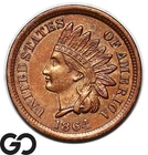 1864 Indian Head Cent Penny, Bronze, Red Brown, Choice BU++ RB Better Date