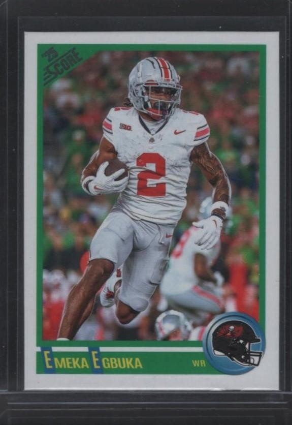 2025 Score #8 Emeka Egbuka Anniversary Rookies Orange