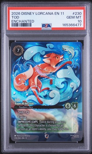 Tod - Knows All the Tricks graded PSA 10 for sale on eBay