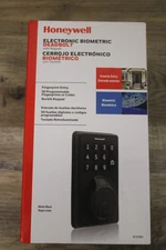 Honeywell Electric Biometric Deadbolt 8733501 Matte Black
