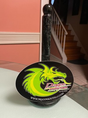 LET-THE DRAGON DO THE TALKING! 4 1/2'' W X 8'' L ''DRAGON RACING FUELS'' DECAL