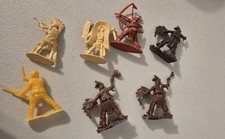 Vintage Native American Toy Figure Lot of 7
