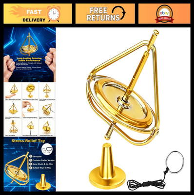Anti-Gravity Gyroscope Spinner Toy - Long-Lasting Physics Fidget Top, Educationa