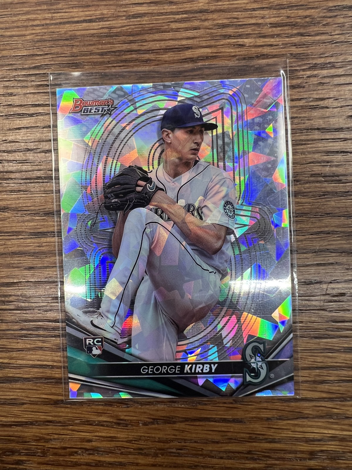2022 Bowman's Best #69 George Kirby Atomic Refractor