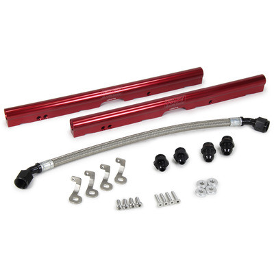 Fast Electronics 146028-KIT, Kit Red Aluminum Lsxrt Billet Fuel Rail Kit - Truck