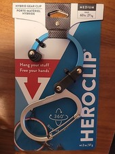 GEAR AID Aluminum Heroclip, Medium 60 lb Max