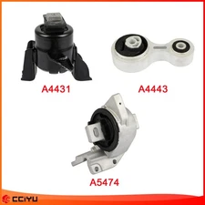 3pcs CCIYU Engine Motor Mount For 2009-2013 Mazda 6 2.5L A4431 A5583 A4443