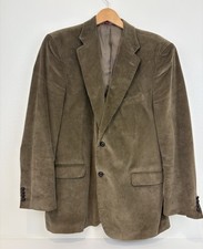 Covington Men s Size 46L Tan Corduroy Cotton Blazer Sports Coat Two Button
