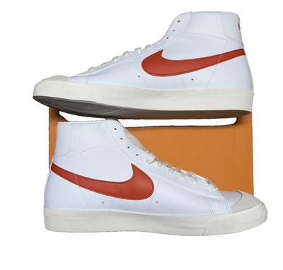 Nike Women's Blazer Mid '77 White/Habanero Red-Sail CZ1055-101